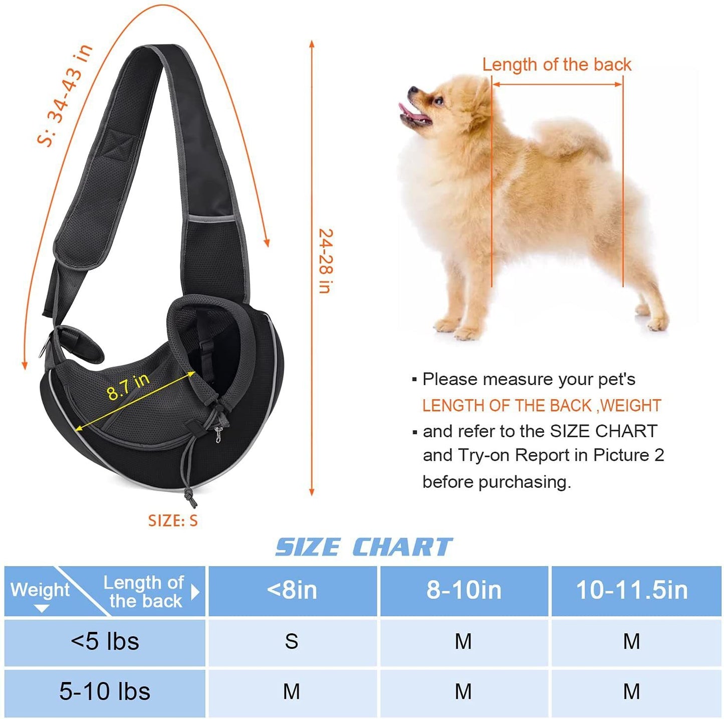 Crossbody Pet Bag